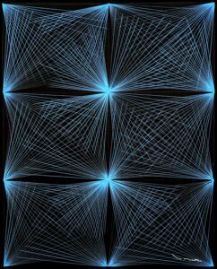 Tehos - tableau art contemporain - Abstraction AC 01
